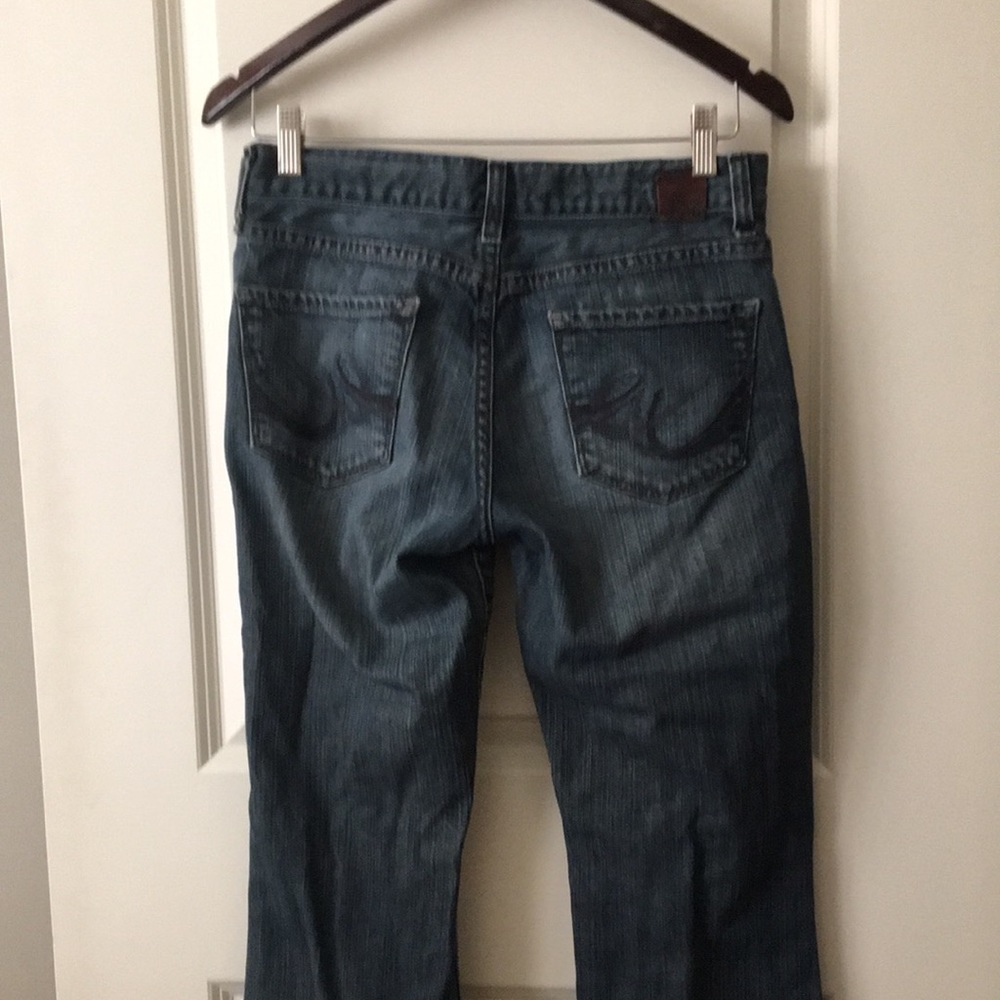 X2 womens Boot Cut denim blue Jeans size 4S (W31)
